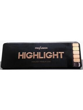 Profusion Highlight Makeup Palette with 5 Shade Highlighters